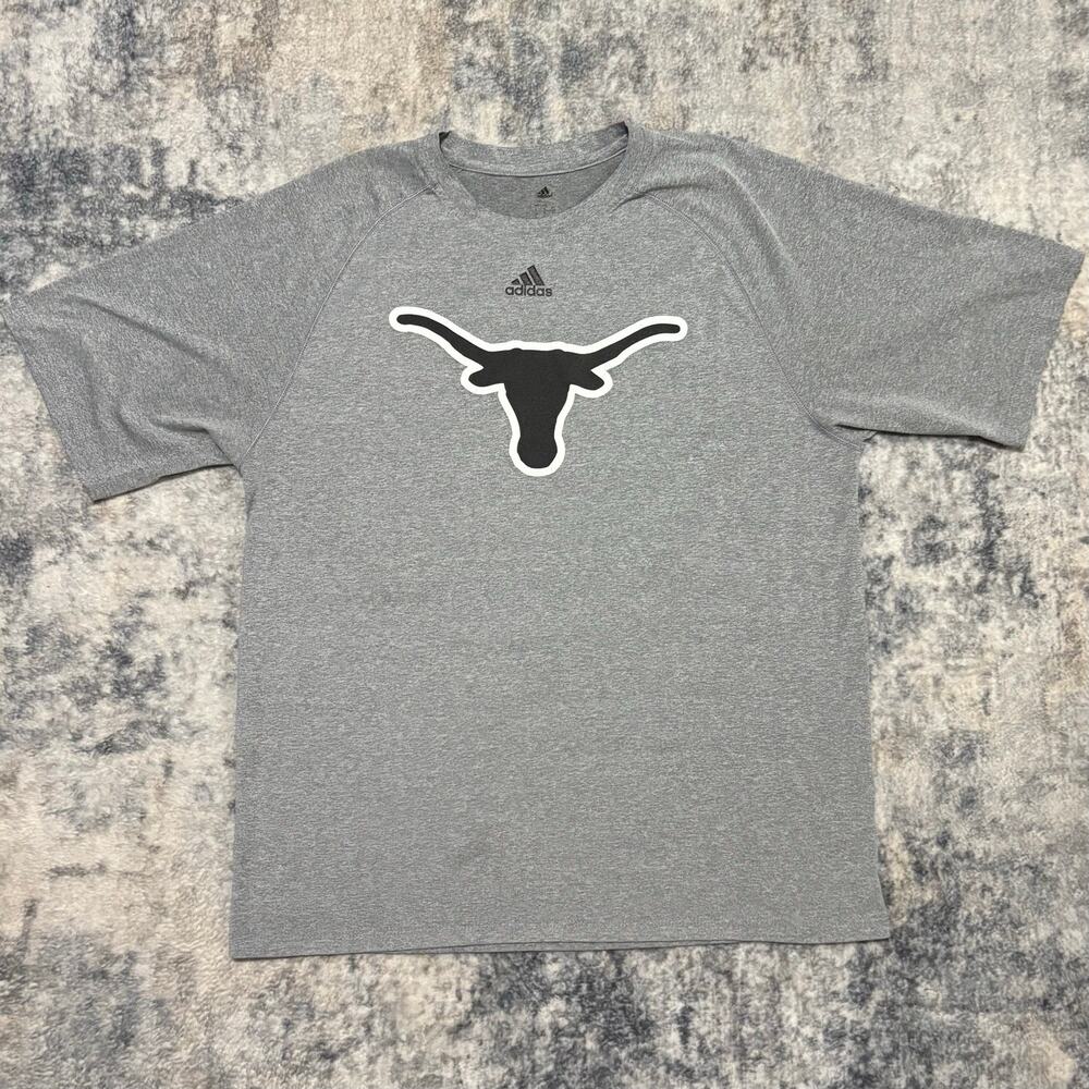Adidas Texas Longhorns Performance T-Shirt Gray Men’s Large